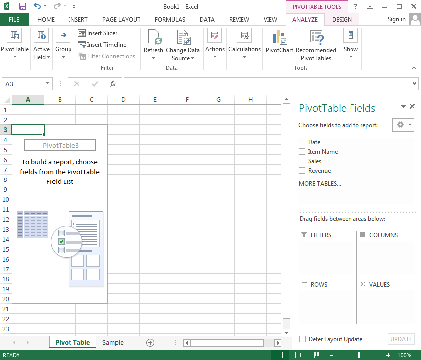how to format pivot tables in excel 2013