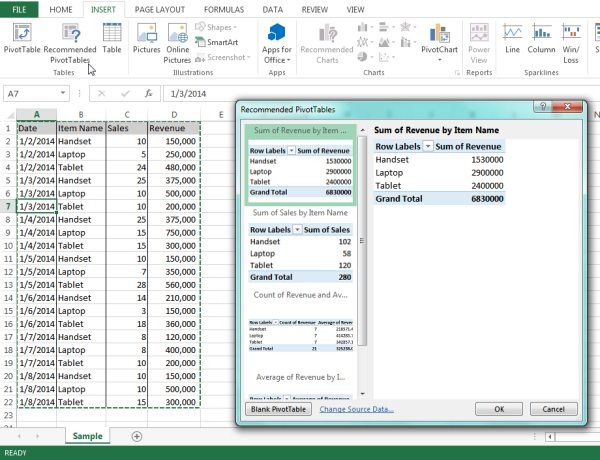 creating a pivot table in excel 2016 tutorial